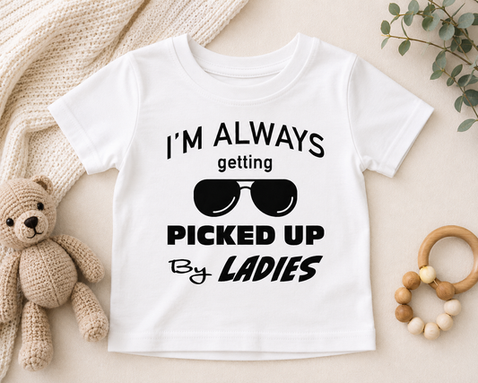 Funny Baby Picked Up By Ladies Graphic-Cricut, Silhouette, Sublimation Cut File Canada (Instant Download)