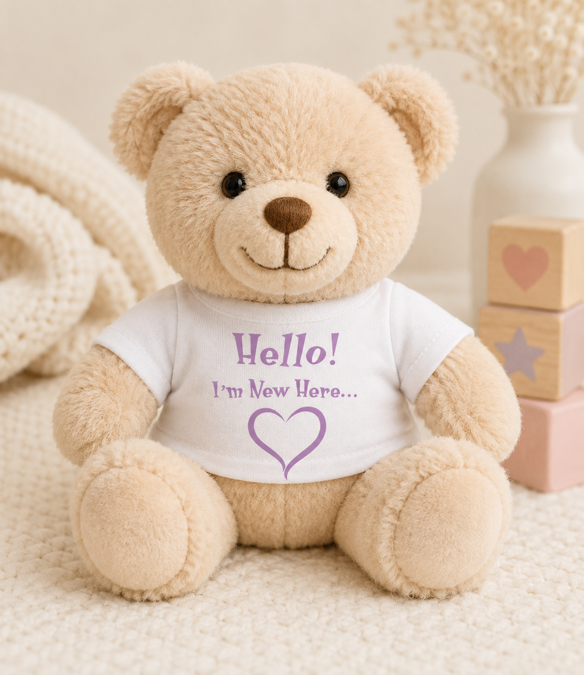 Hello I'm New Here SVG-Cricut, Silhouette, Sublimation Cut File Canada -Funny Baby Bodysuit Cut File (Digital Download)
