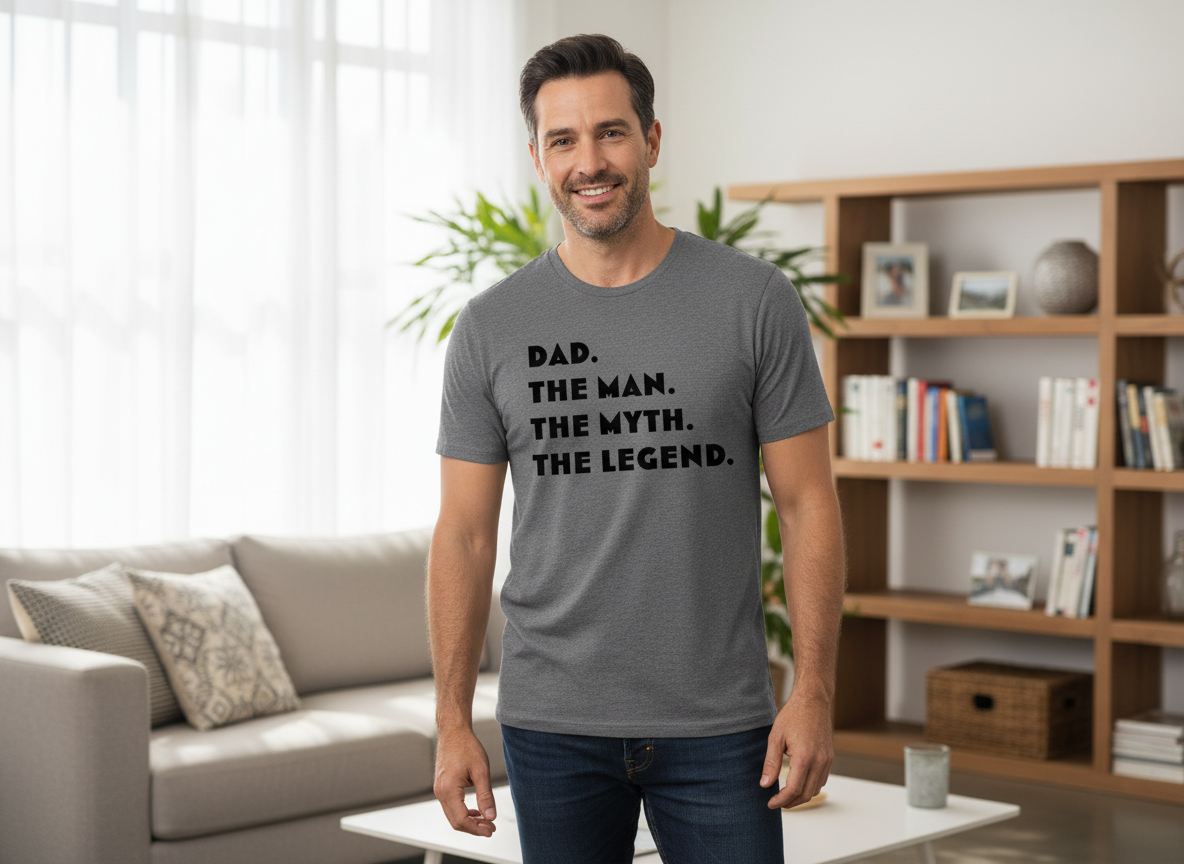 Dad The Man The Myth Legend SVG-Cricut, Silhouette, Sublimation Cut File Canada-Father's Day Gift (Digital Download)