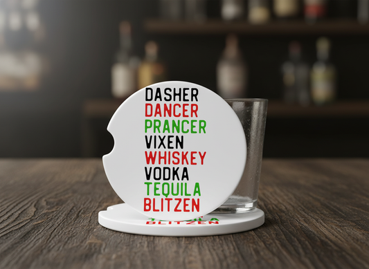 Funny Christmas Reindeer Names SVG-Cricut, Silhouette, Sublimation Cut File Canada-Holiday Alcohol Humor (Digital Download)