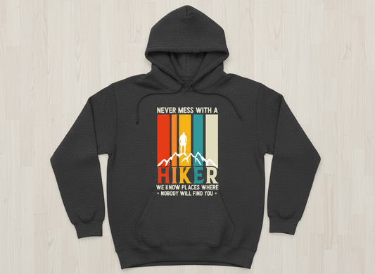 Funny Hiking Quote SVG-Cricut, Silhouette, Sublimation Cut File Canada-Retro Hiker Design (Digital Download)