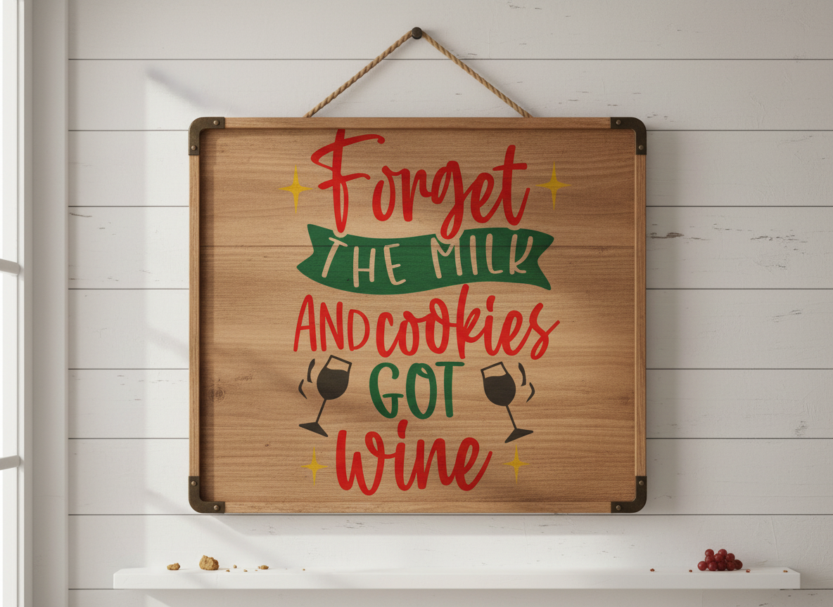 Funny Christmas Wine Quote SVG-Cricut, Silhouette, Sublimation Cut File Canada-Holiday Cricut Cut File (Digital Download)