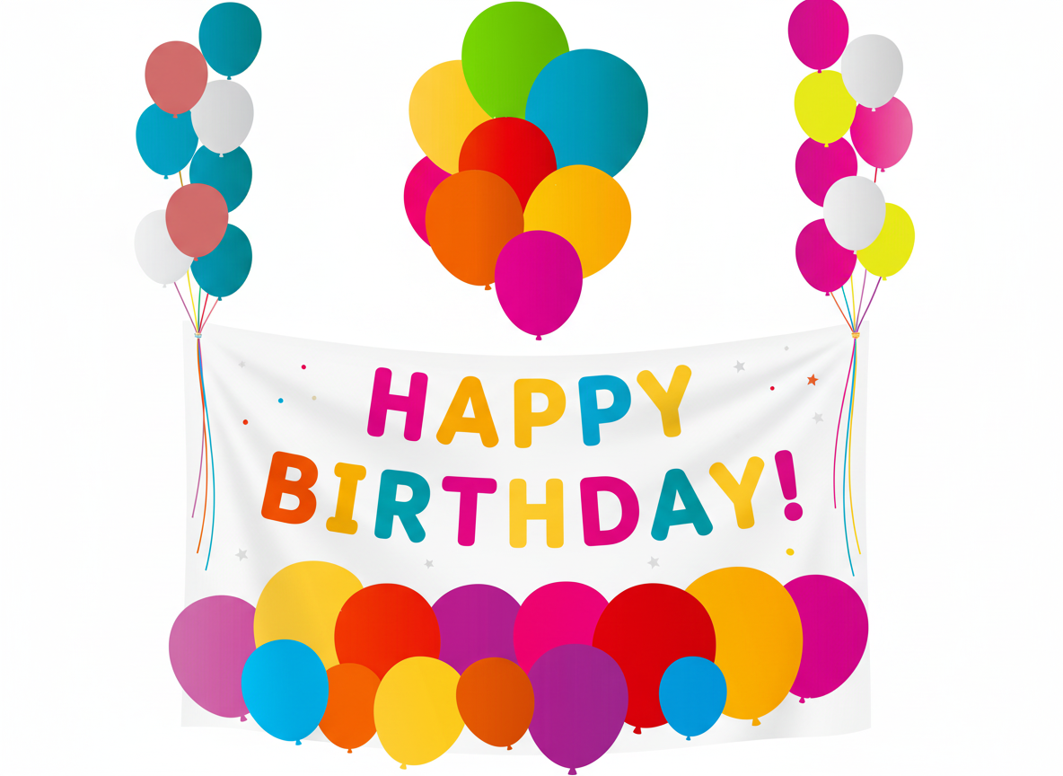 Colorful Balloons SVG-Cricut, Silhouette, Sublimation Cut File Canada-Birthday Party Vector Graphic (Digital Download)