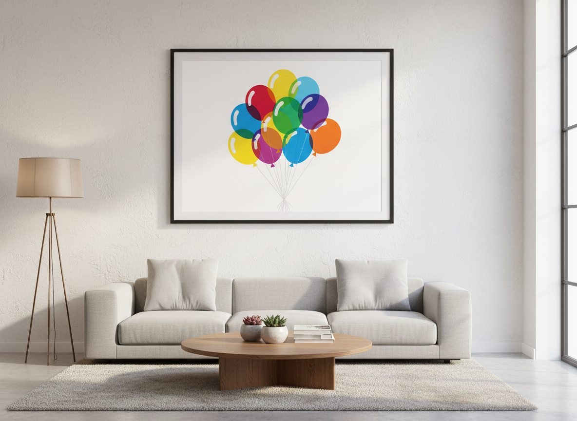 Colorful Balloons SVG-Cricut, Silhouette, Sublimation Cut File Canada Graphic-Party Decorations (Digital Download)