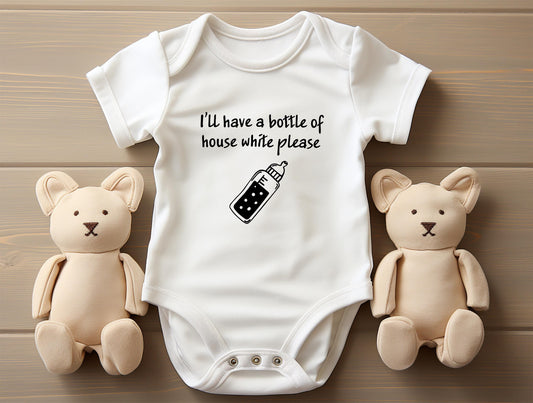 Funny Baby Quote SVG – Cricut, Silhouette & Sublimation Cut File Canada 'House White' Bottle Design (Digital Download)