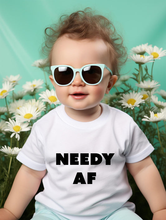 Needy AF Graphic | Funny Baby Bodysuit Cut File | svg png dxf jpg Instant Download