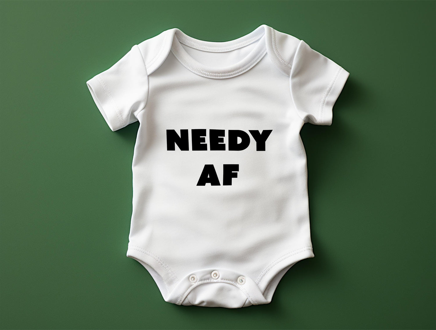 Needy AF Graphic | Funny Baby Bodysuit Cut File | svg png dxf jpg Instant Download