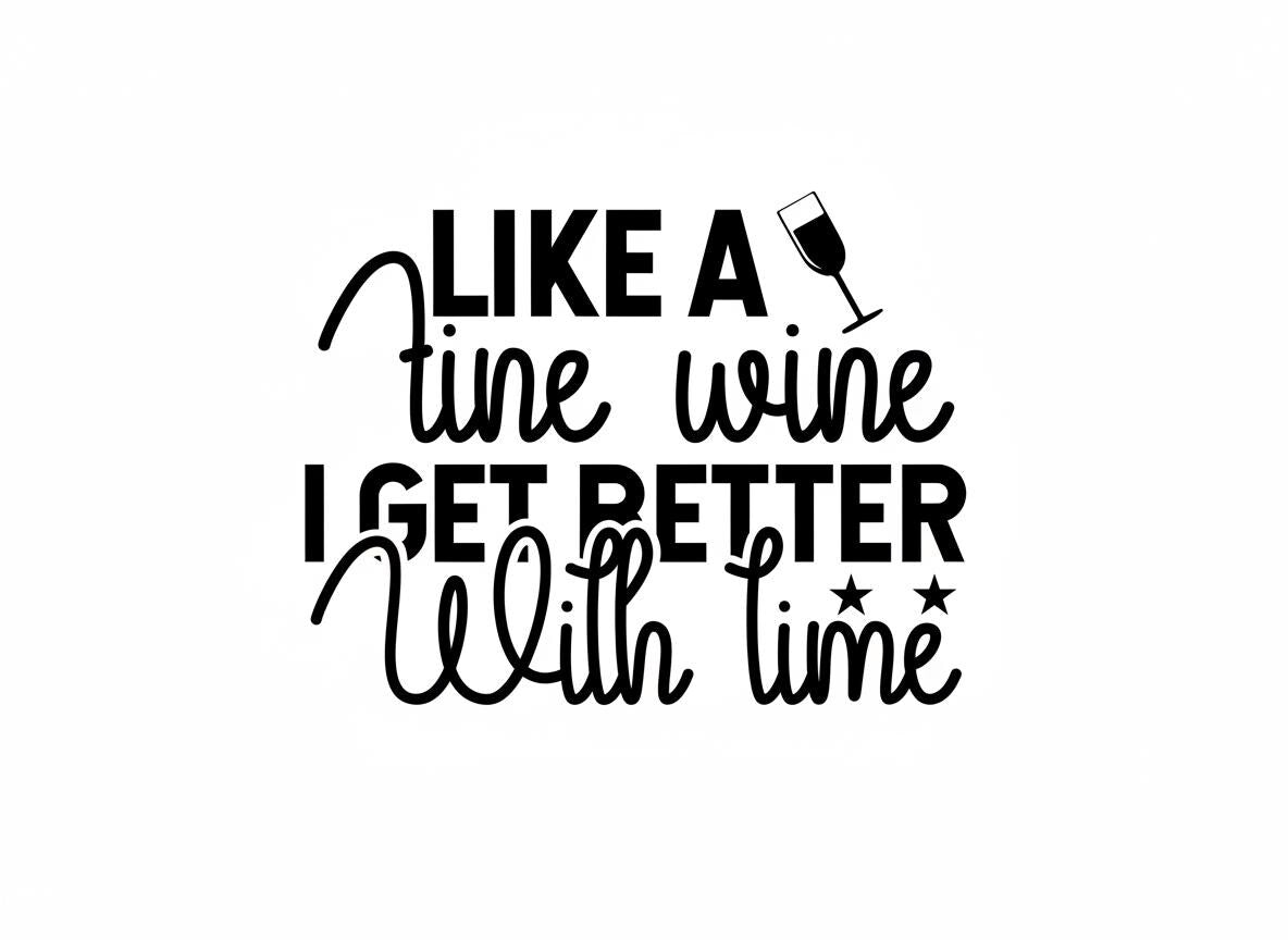Funny Wine Quote SVG – Cricut, Silhouette & Sublimation Cut File Canada | Wine Lover Cricut Cut File (Digital Download)