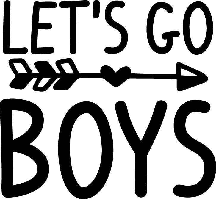 Lets Go Boys SVG – Cricut, Silhouette & Sublimation Cut File Canada | Country Western Quote Design | svg · png · dxf · jpg Instant Download