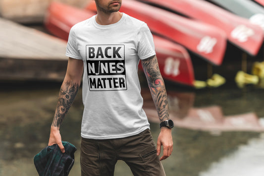 Back Nines Matter Golf SVG-Cricut, Silhouette, Sublimation Cut File Canada-Funny Golfer Quote (Digital Download)