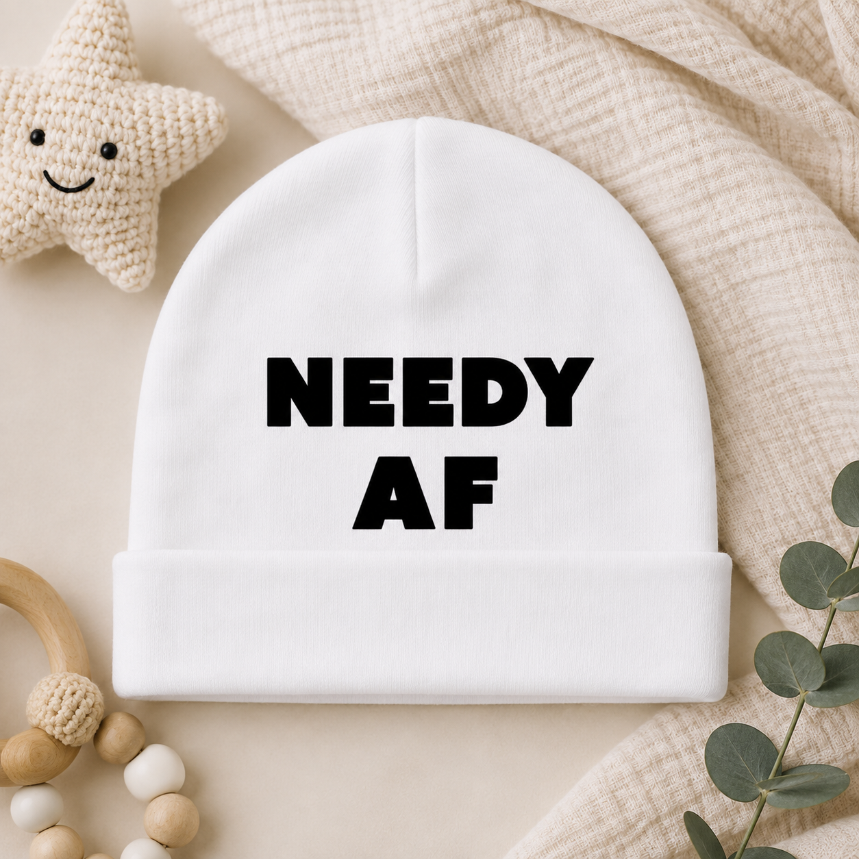Needy AF Graphic-Cricut, Silhouette, Sublimation Cut File Canada-Funny Baby Bodysuit Cut File-Instant Download