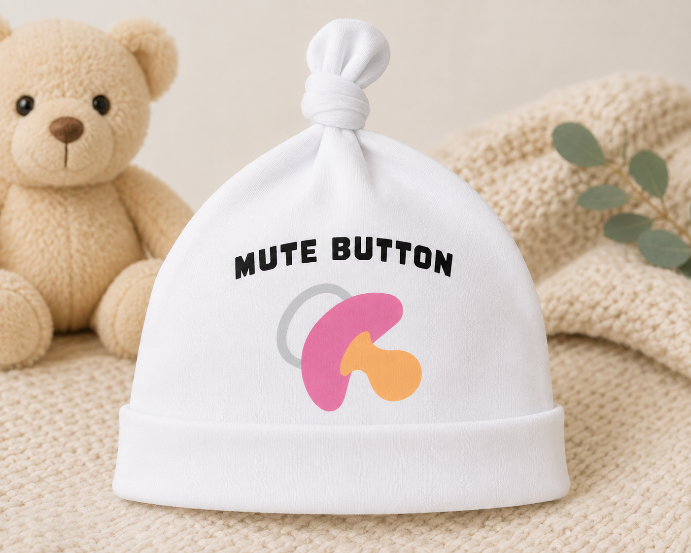 Mute Button Graphic-Cricut, Silhouette, Sublimation Cut File Canada-Funny Baby Bodysuit Cut File-Instant Download