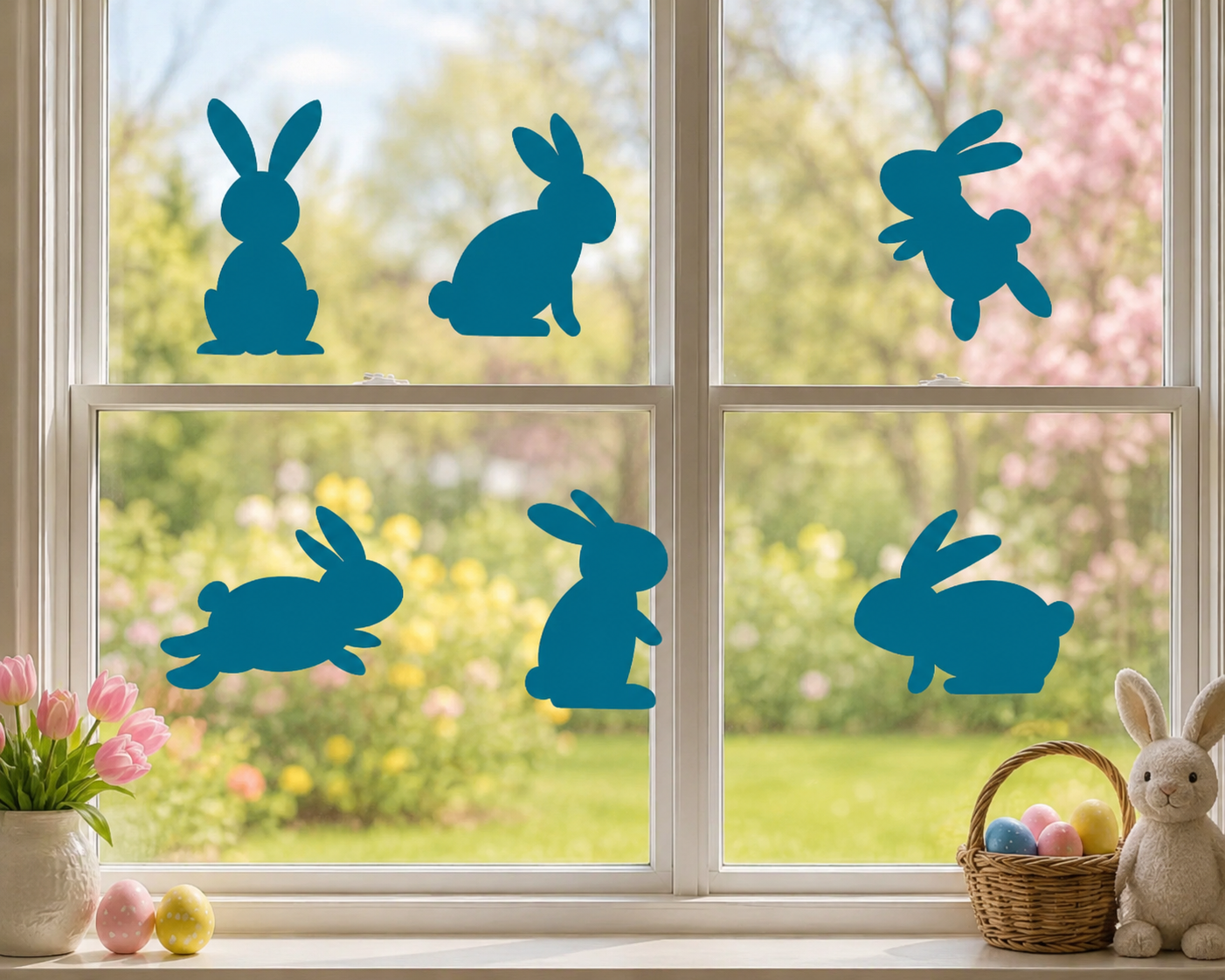 Easter Bunny Silhouette SVG-Cricut, Silhouette, Sublimation Cut File Canada Bundle (Digital Download)