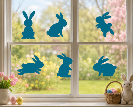 Easter Bunny Silhouette SVG-Cricut, Silhouette, Sublimation Cut File Canada-Rabbit Graphics (Digital Download)
