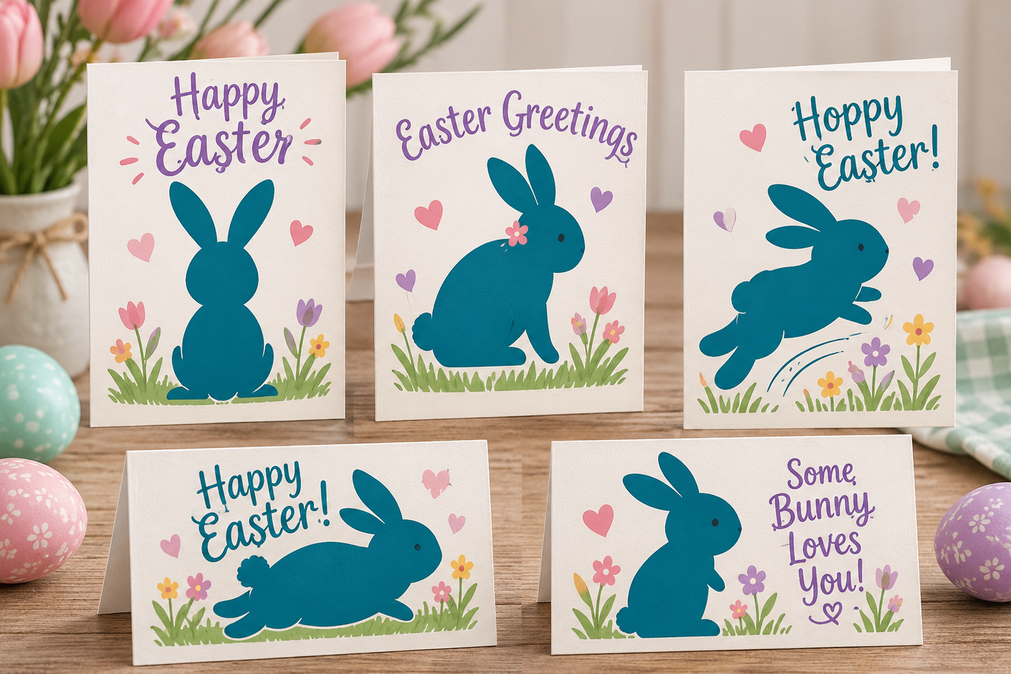 Easter Bunny Silhouette SVG-Cricut, Silhouette, Sublimation Cut File Canada Bundle (Digital Download)