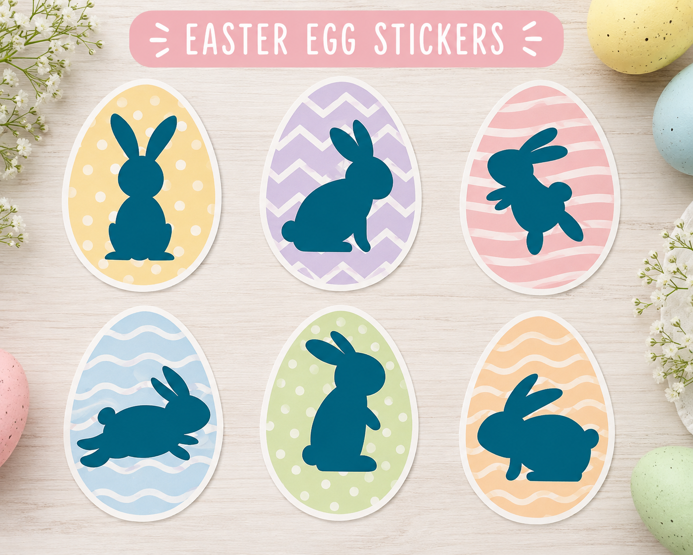 Easter Bunny Silhouette SVG-Cricut, Silhouette, Sublimation Cut File Canada Bundle (Digital Download)