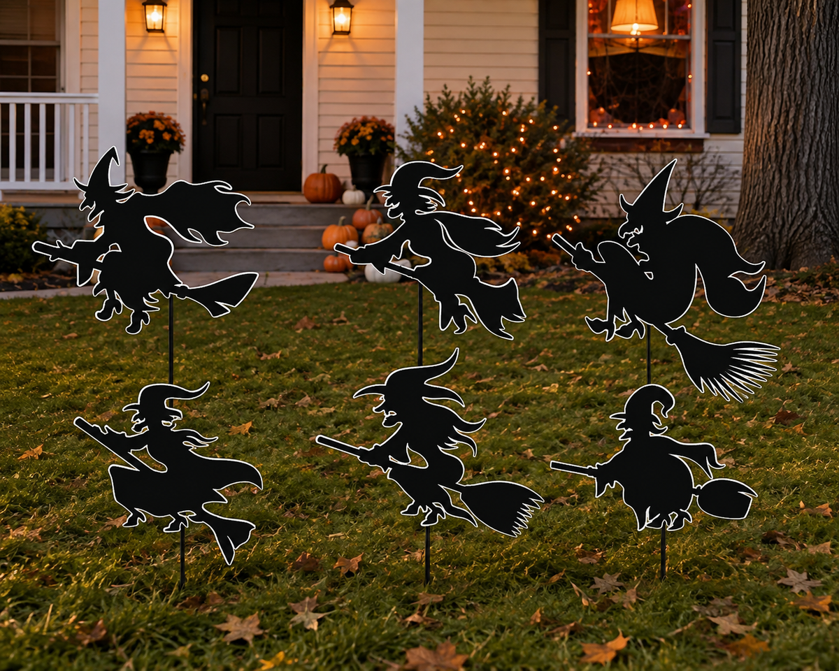 Halloween Witches SVG-Cricut, Silhouette, Sublimation Cut File Canada Graphic Bundle (Digital Download)