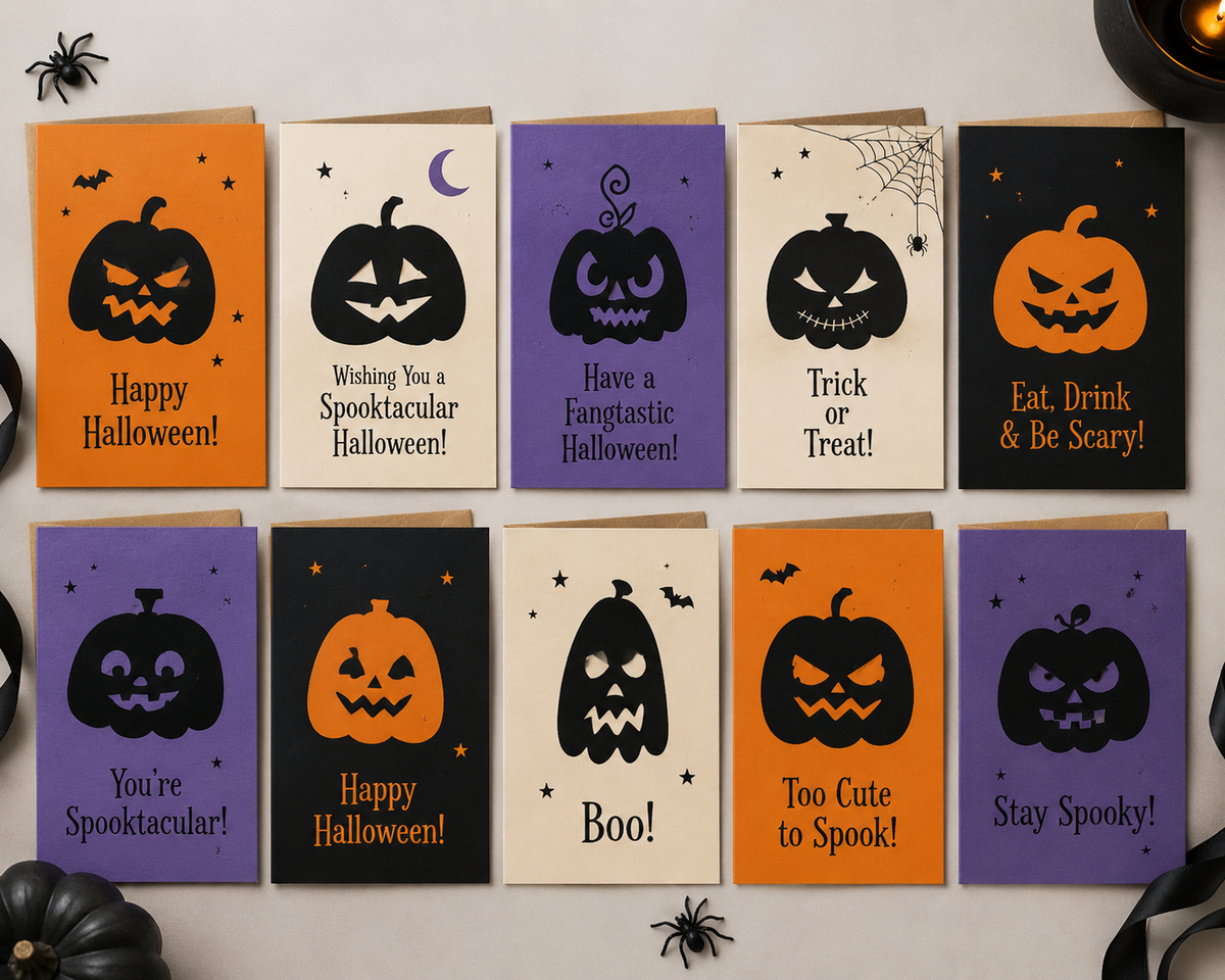 Halloween Carved Pumpkin Graphic Bundle-Cricut, Silhouette, Sublimation Cut File Canada-12 Images-dogital download