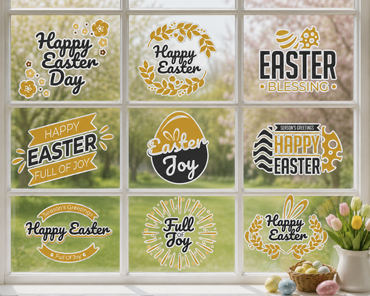 Easter Greetings SVG-Cricut, Silhouette, Sublimation Cut File Canada -Celebratory Graphics (png, jpg, dfx)