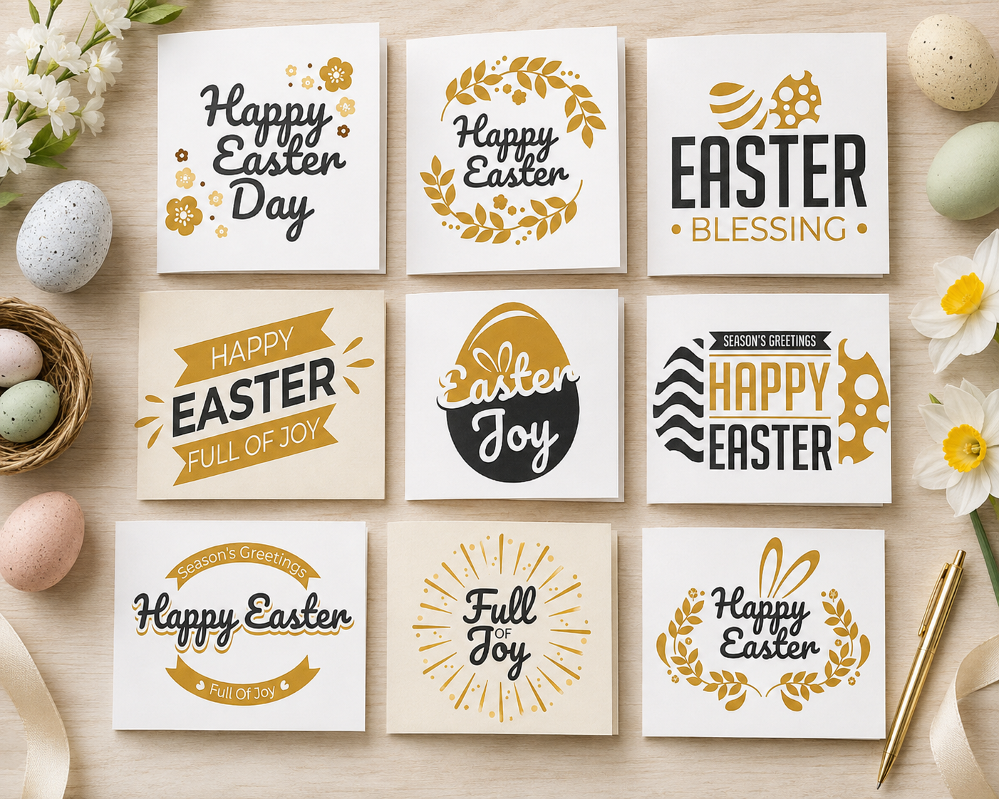 Easter Greetings SVG-Cricut, Silhouette, Sublimation Cut File Canada Bundle-Holiday Vector Graphics (png, jpg, dfx)