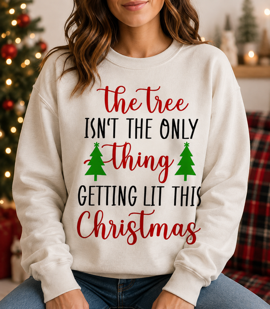 Funny Christmas SVG-Cricut, Silhouette, Sublimation Cut File Canada-Getting Lit Design (Digital Download)
