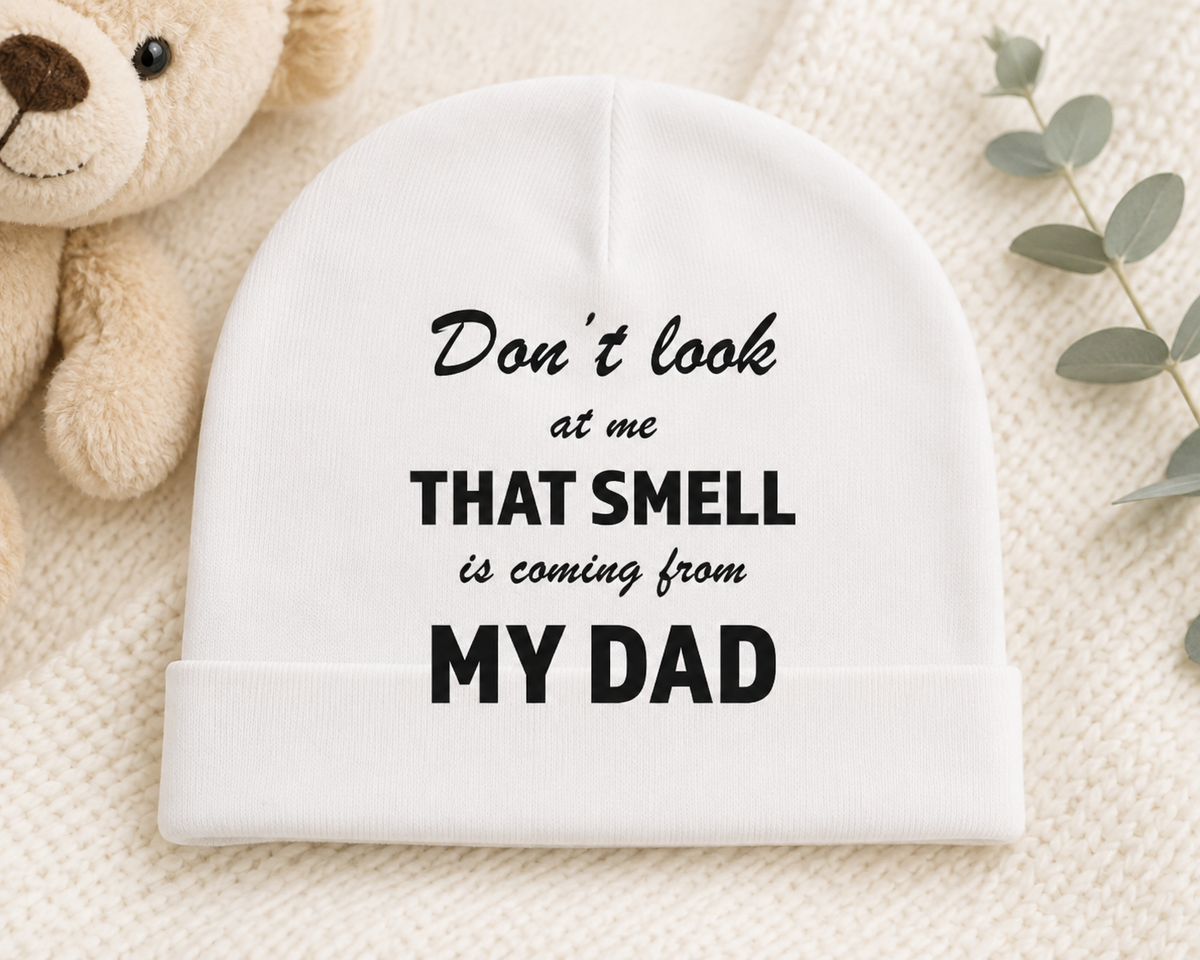 Funny Baby Onsie SVG-Cricut, Silhouette, Sublimation Cut File Canada-That Smell Is Coming From My Dad\ (Digital Files)