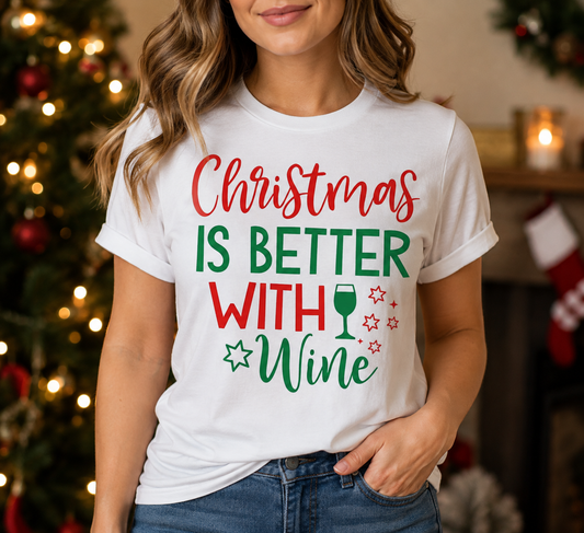 Christmas Wine Quote SVG-Cricut, Silhouette, Sublimation Cut File Canada-Funny Holiday Cut File (Digital Download)