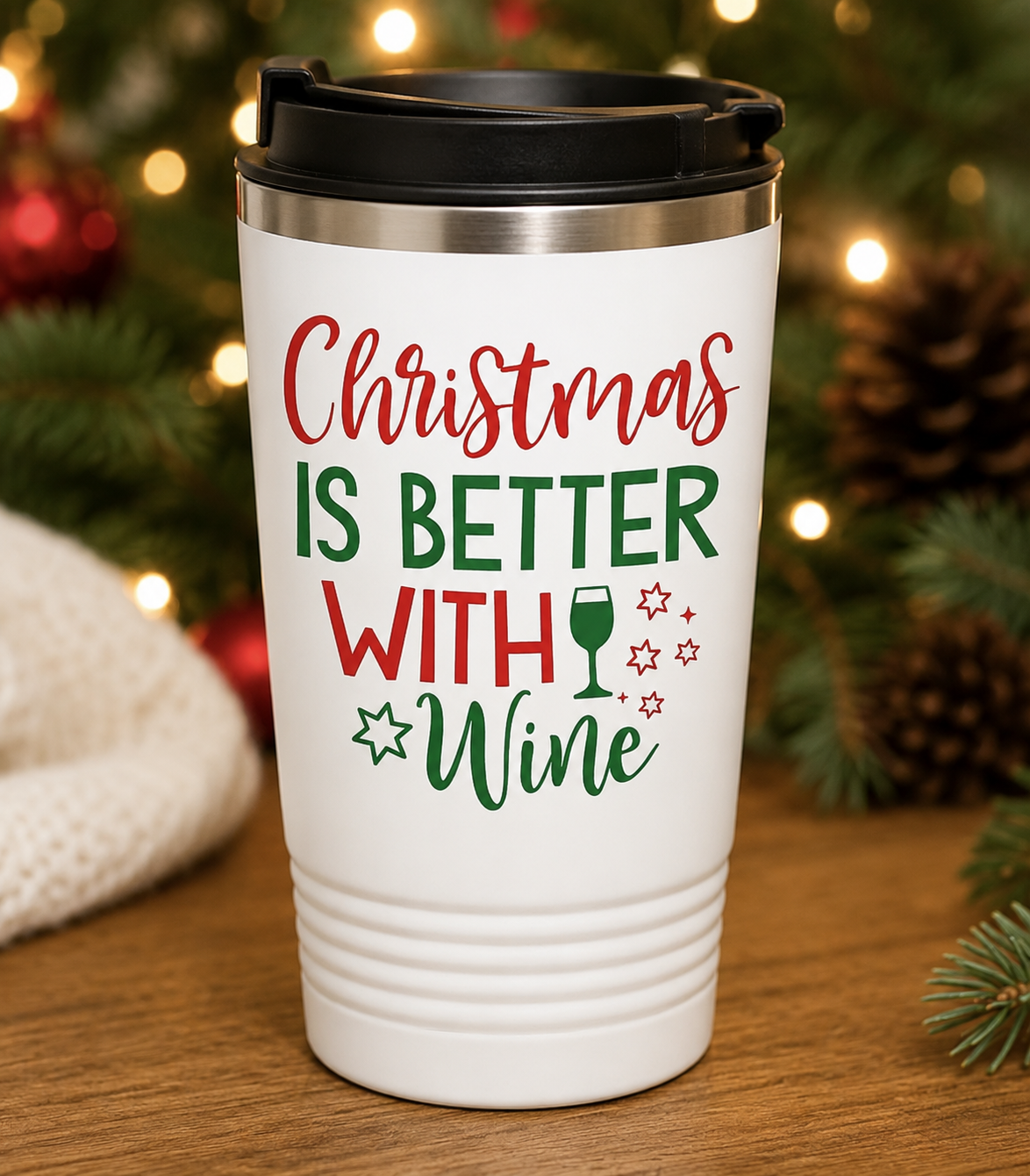 Christmas Wine Quote SVG-Cricut, Silhouette, Sublimation Cut File Canada-Funny Holiday Cut File (Digital Download)
