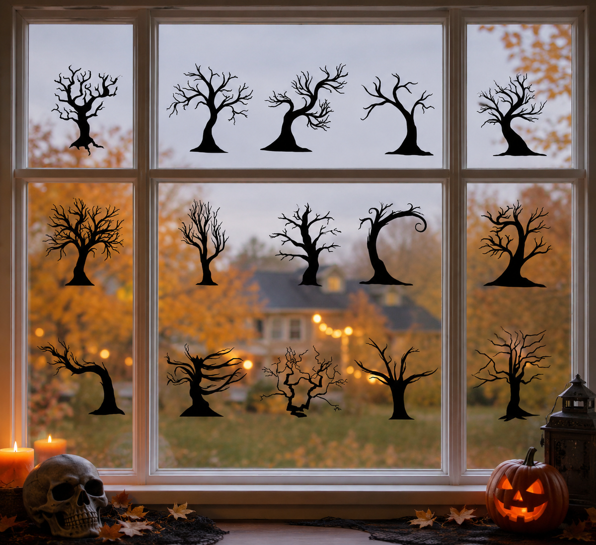 Halloween Scary Tree Graphic Bundle-Cricut, Silhouette, Sublimation Cut File Canada-Halloween Bundle-20 Trees (digital dowload)