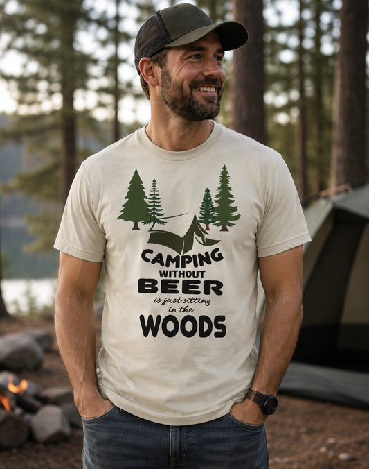 Funny Camping Without Beer SVG-Cricut, Silhouette, Sublimation Cut File Canada-Outdoors Quote (Digital Download)