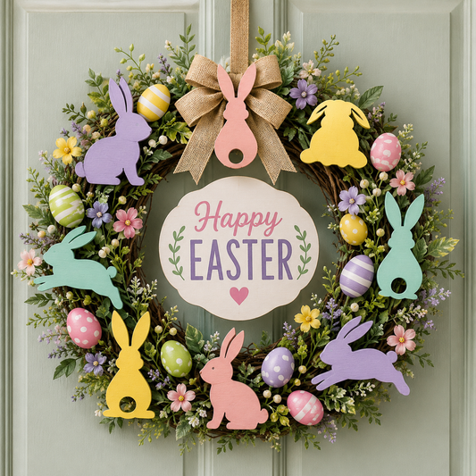 Easter Bunny Silhouette SVG-Cricut, Silhouette, Sublimation Cut File Canada-Cutting & Embroidery Files