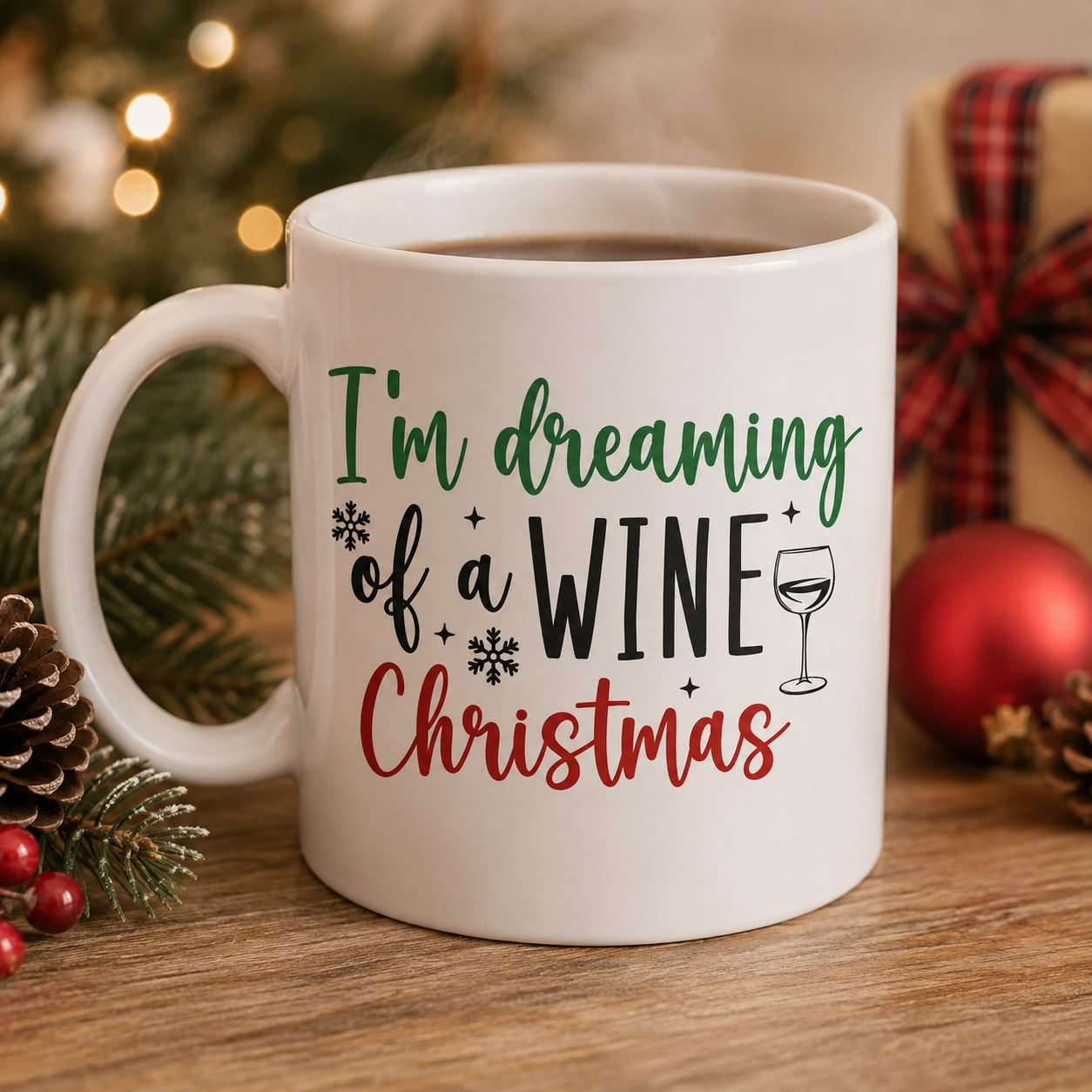 Wine Christmas SVG-Cricut, Silhouette, Sublimation Cut File Canada-Funny Holiday Quote, Cricut Silhouette (Digital Download)