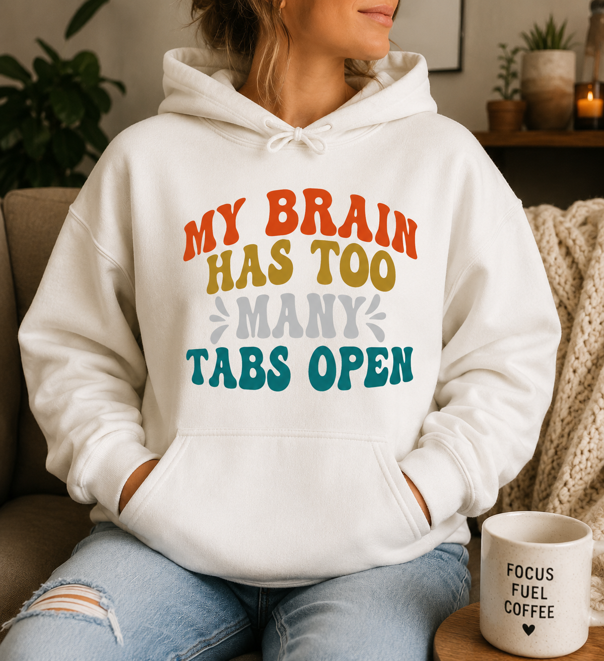 Funny ADHD Working SVG-Cricut, Silhouette, Sublimation Cut File Canada-Too Many Tabs Open (Digital Download)