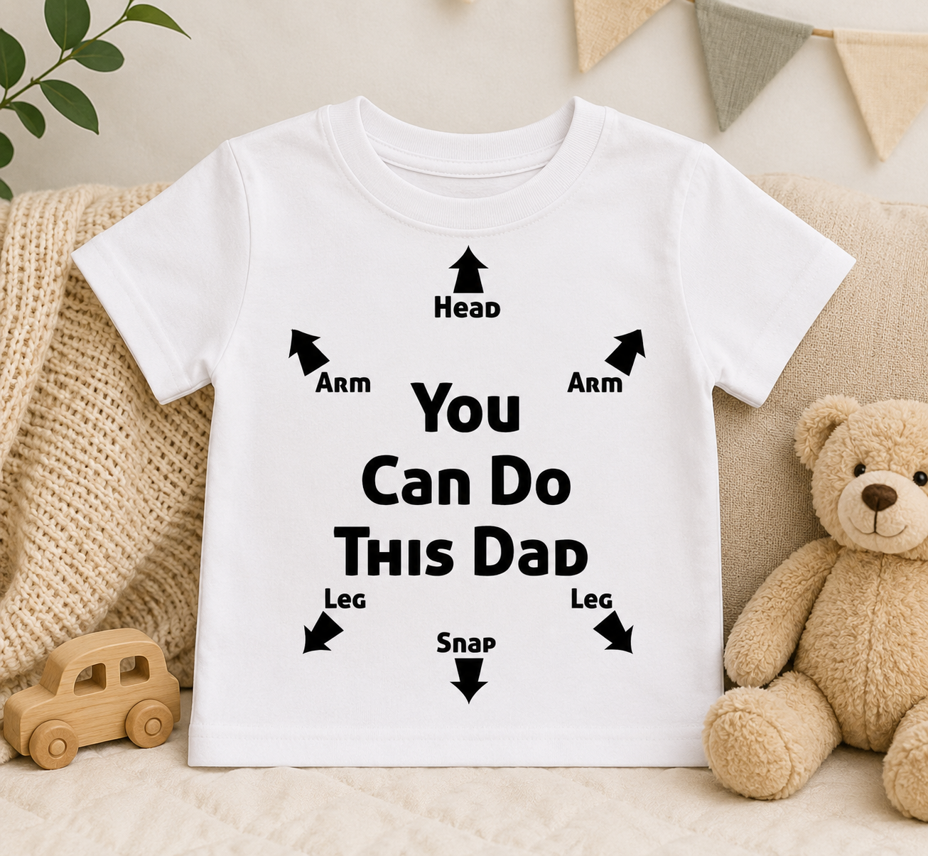 Funny 'You Can Do This Dad' SVG-Cricut, Silhouette, Sublimation Cut File Canada-Baby Bodysuit Cut File (Digital Download)