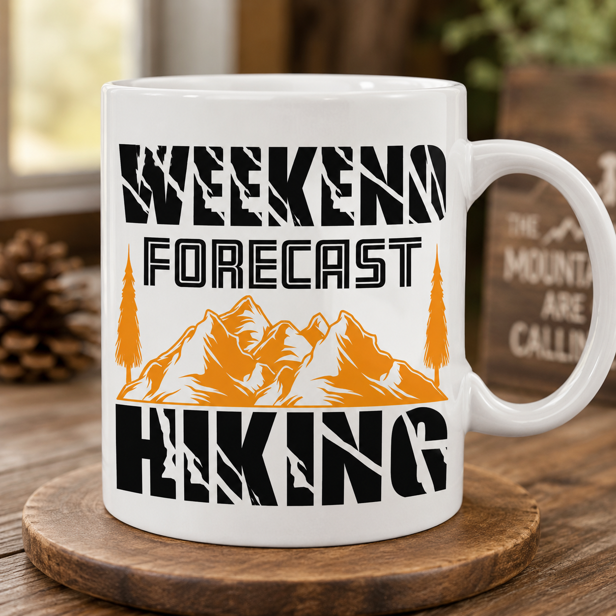 Weekend Forecast Hiking SVG-Cricut, Silhouette, Sublimation Cut File Canada-Funny Outdoor Adventure Design (Digital Download)