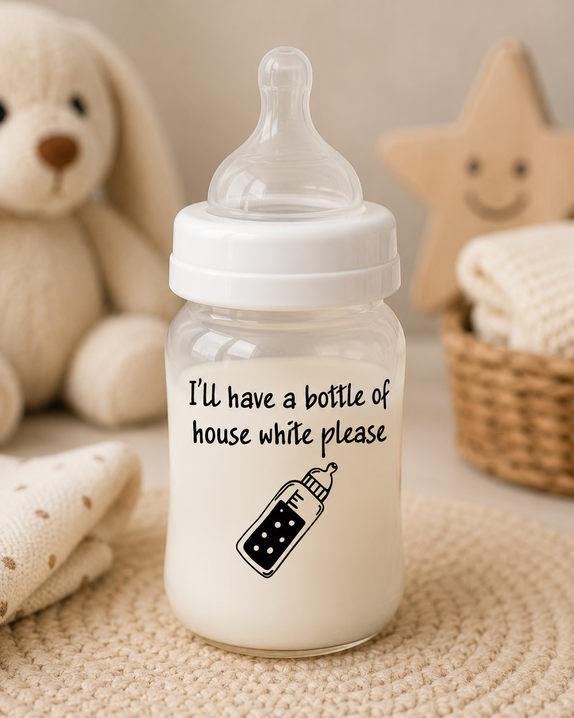 Funny Baby Quote SVG-Cricut, Silhouette, Sublimation Cut File Canada-House White Bottle-Mom Life (Digital Download)