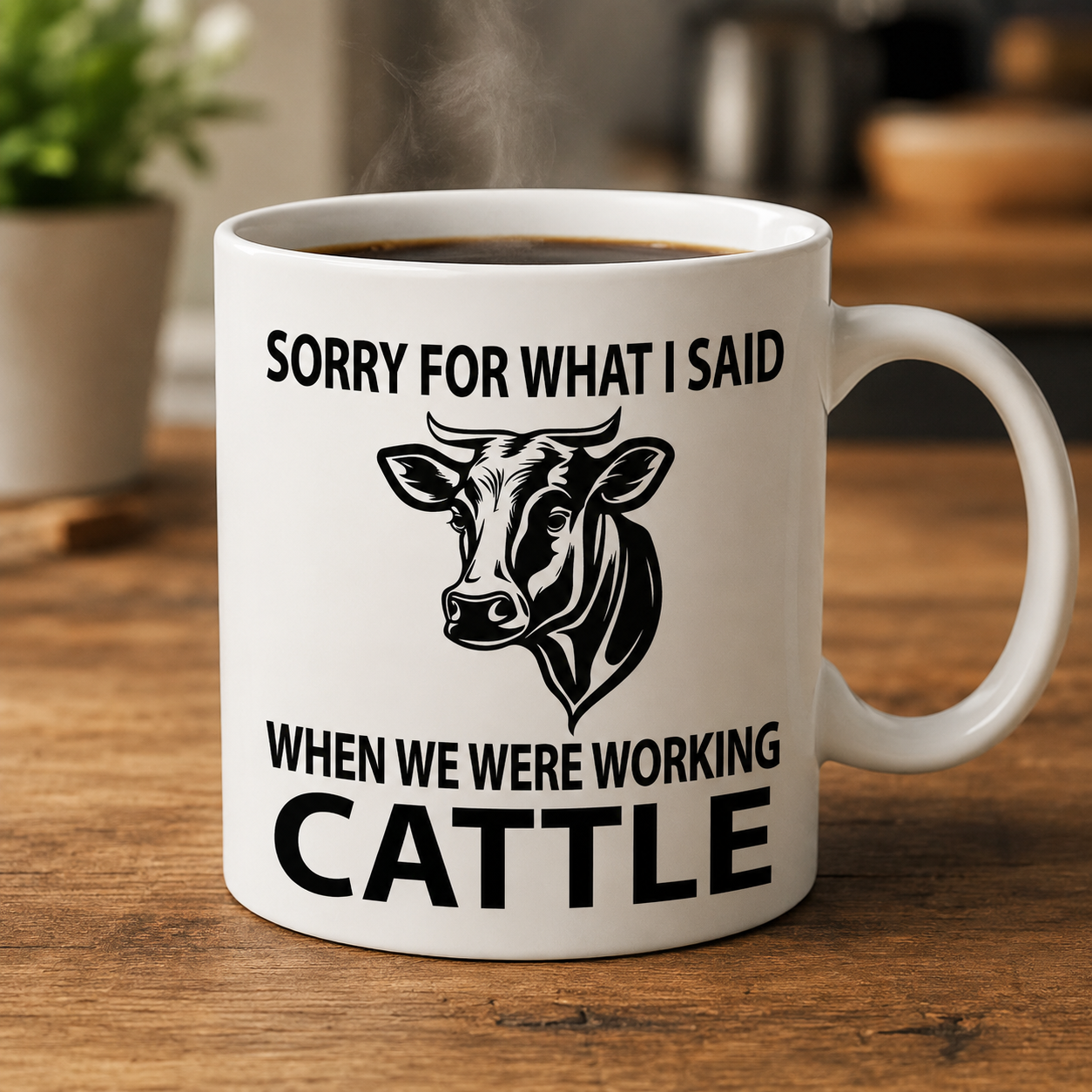 Funny Working Cattle SVG-Cricut, Silhouette, Sublimation Cut File Canada-Ranch Life-Digital Download