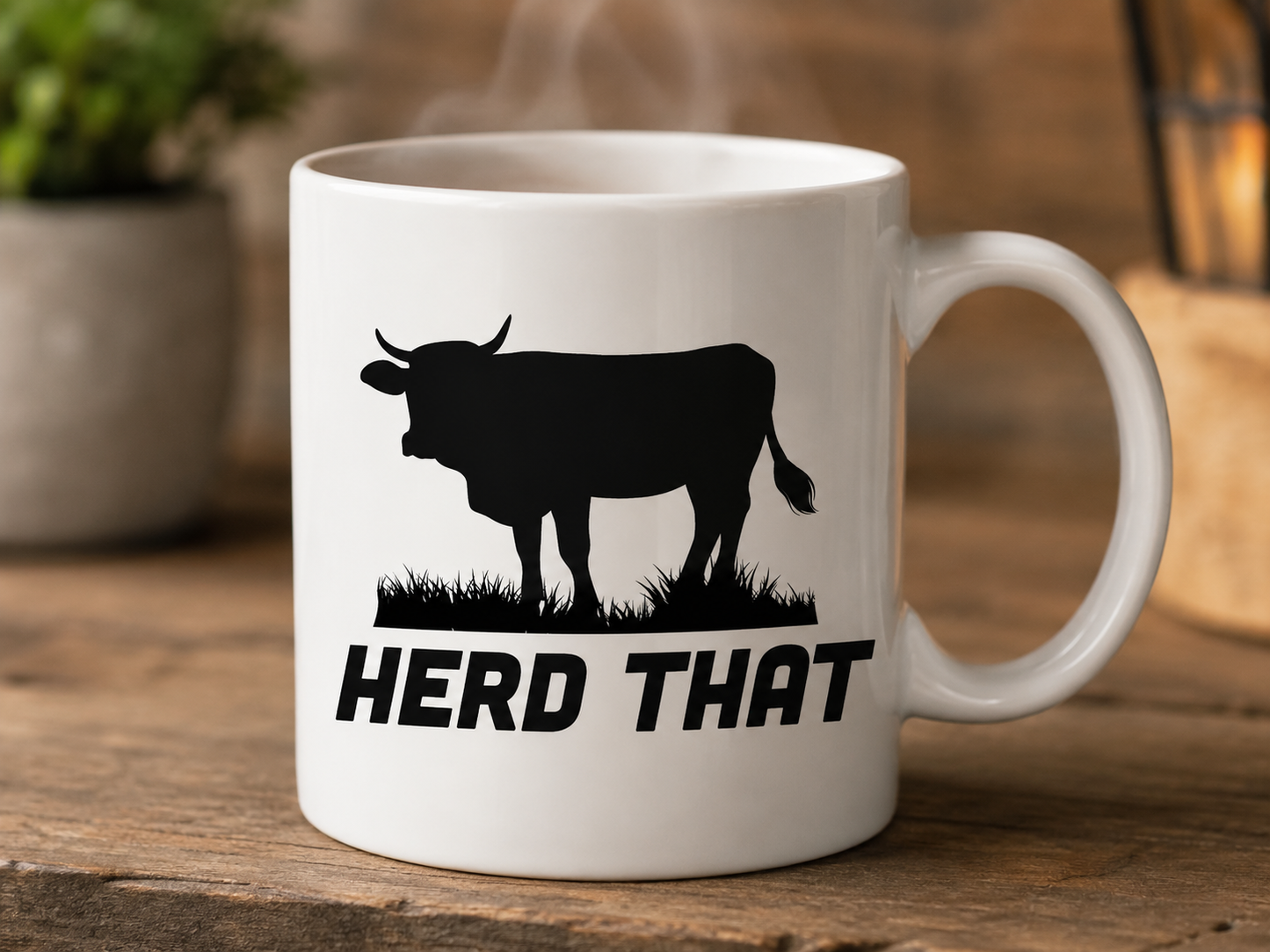 Herd That Cow SVG-Cricut, Silhouette, Sublimation Cut File Canada-Funny Farmhouse Design (Digital Download)