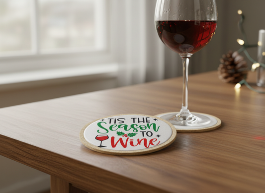 Tis the Season to Wine svg-Cricut, Silhouette, Sublimation Cut File Canada-digital download