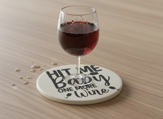 Funny Wine Quote SVG-Cricut, Silhouette, Sublimation Cut File Canada-Hit Me Baby One More Wine Design (Digital Download)