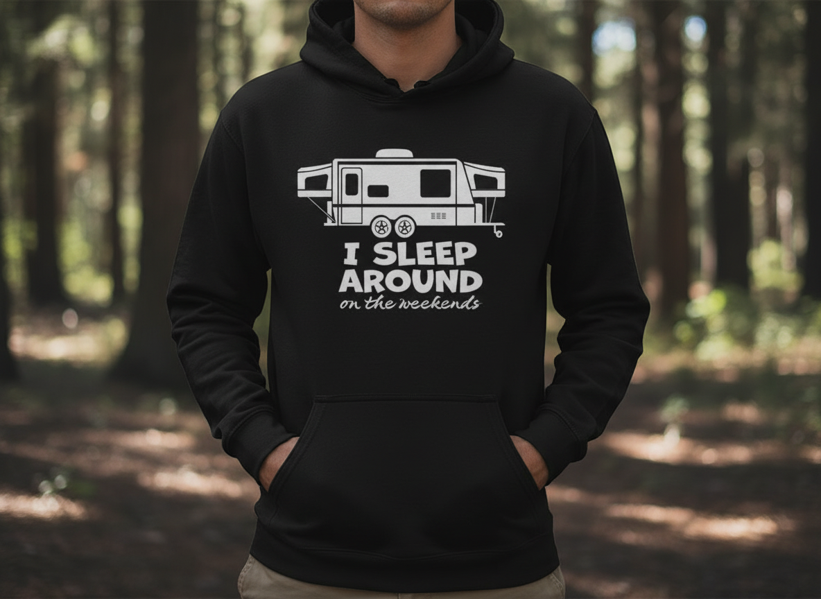 I Sleep Around SVG-Cricut, Silhouette, Sublimation Cut File Canada-Funny Quote Design-Instant Download