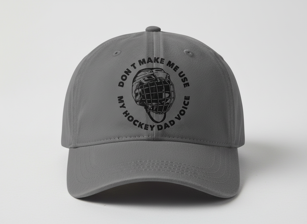 Funny Hockey Dad SVG-Cricut, Silhouette, Sublimation Cut File Canada-Helmet Design, Sports Quote (Digital Download)