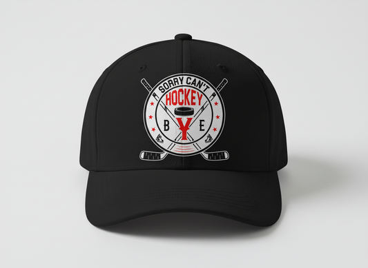 Funny Hockey SVG-Cricut, Silhouette, Sublimation Cut File Canada-Sorry Can't Hockey Bye Sports Design (Digital Download)