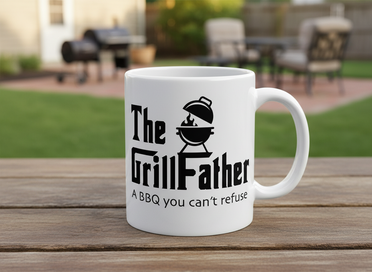 The GrillFather SVG-Cricut, Silhouette, Sublimation Cut File Canada-Funny BBQ Dad Design (Digital Download)