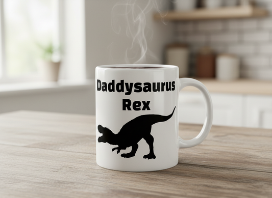 Daddysaurus Rex SVG-Cricut, Silhouette, Sublimation Cut File Canada-Funny Dinosaur Dad Design (Digital Download)