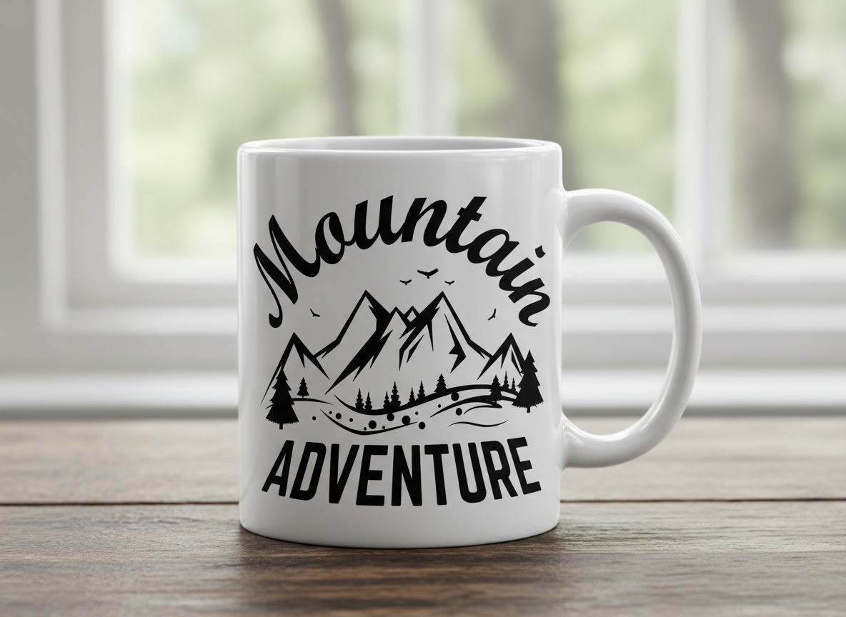 Mountain Adventure SVG-Cricut, Silhouette, Sublimation Cut File Canada-Outdoor Hiking and Nature Design (digital download)