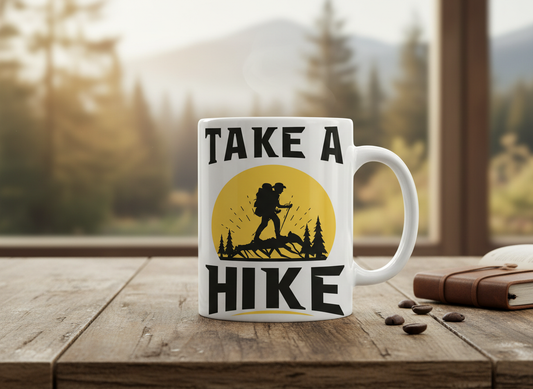 Take a Hike SVG-Cricut, Silhouette, Sublimation Cut File Canada-take a hike(Digital Download)