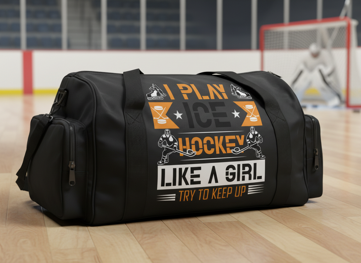 Female Hockey Player SVG-Cricut, Silhouette ,Sublimation Cut File Canada-Funny Hockey Quote (Digital Download)
