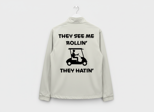 Funny Golf Cart SVG-Cricut, Silhouette, Sublimation Cut File Canada-They See Me Rollin' They Hatin' Quote (Digital Download)