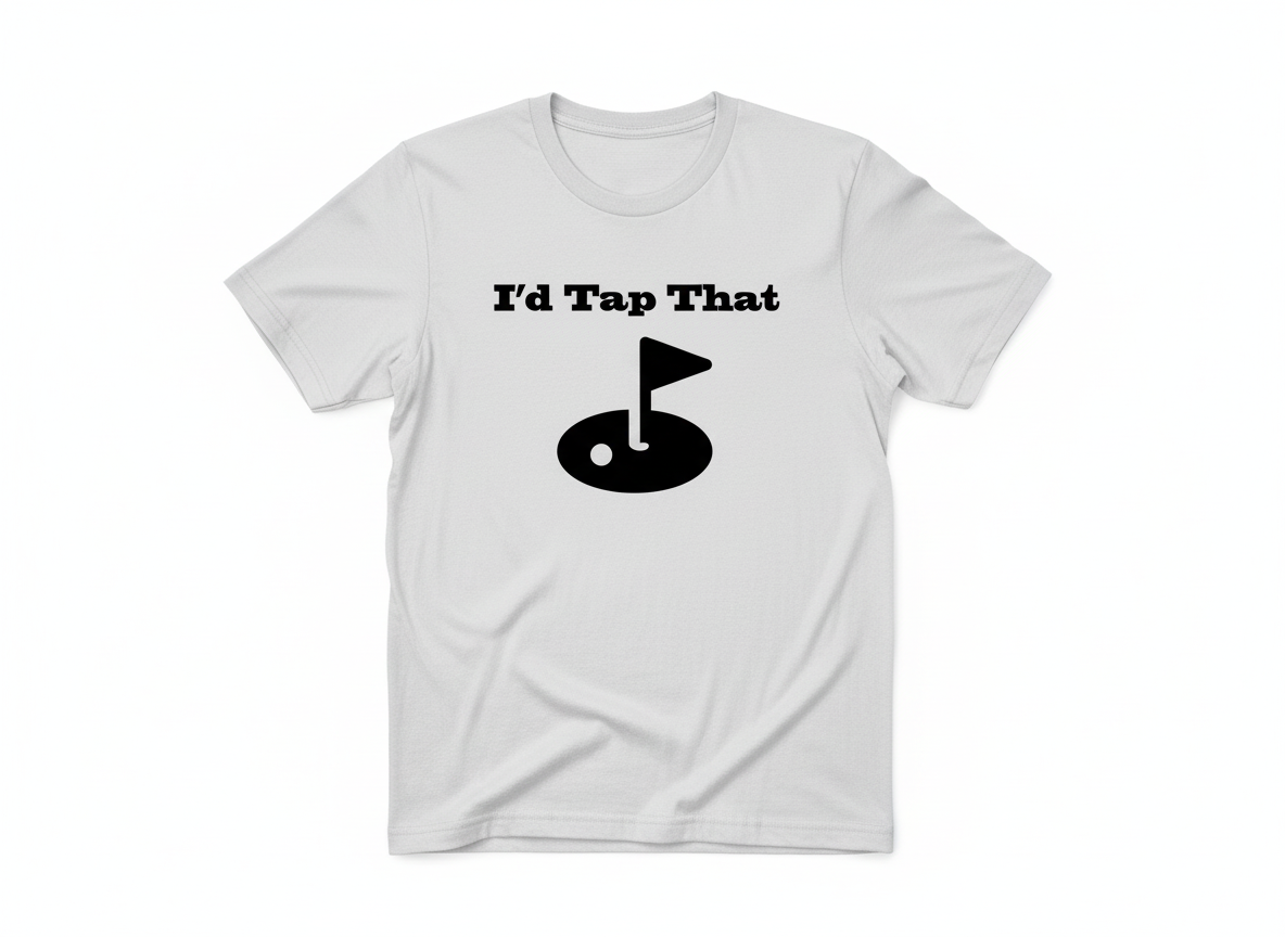 Funny Golf SVG-Cricut, Silhouette, Sublimation Cut File Canada-I'd Tap That Adult Humor (Digital Download)
